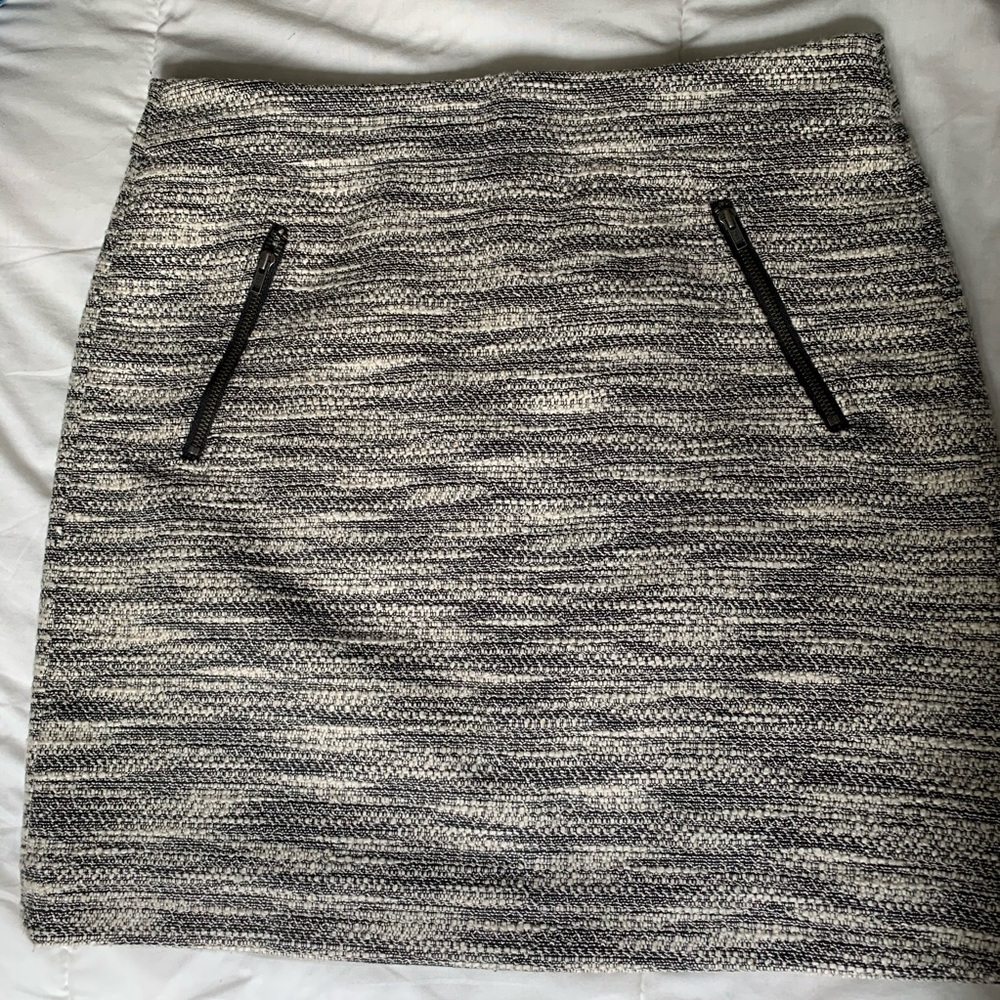 LOFT tweed mini skirt